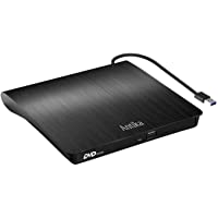 Antika Grabadora de DVD y CD externo- unidad de CD externa USB 3.0- DVD +--RW- CD +--RW- dispositivo lector de tarjetas…